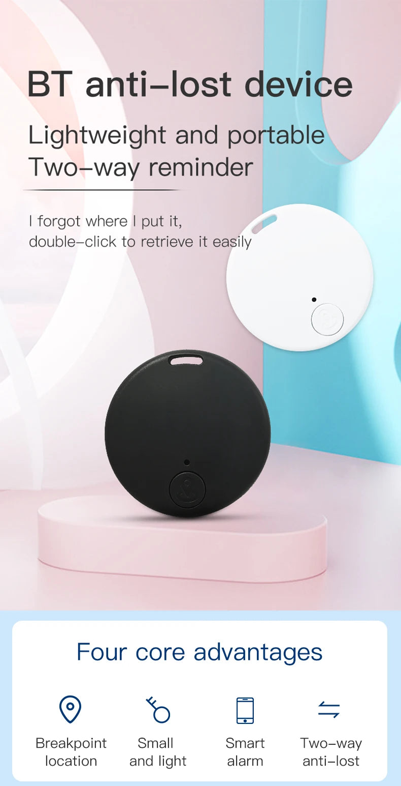 Bluetooth Key Finder - Smart Tracker for Keys, Wallet & Pets