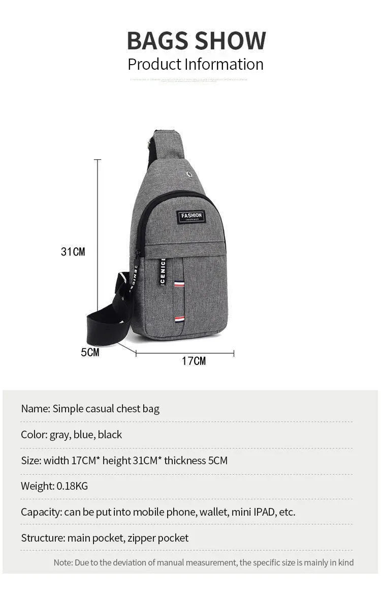 Waterproof Fanny Pack - Large Capacity for Travel & Outdoor