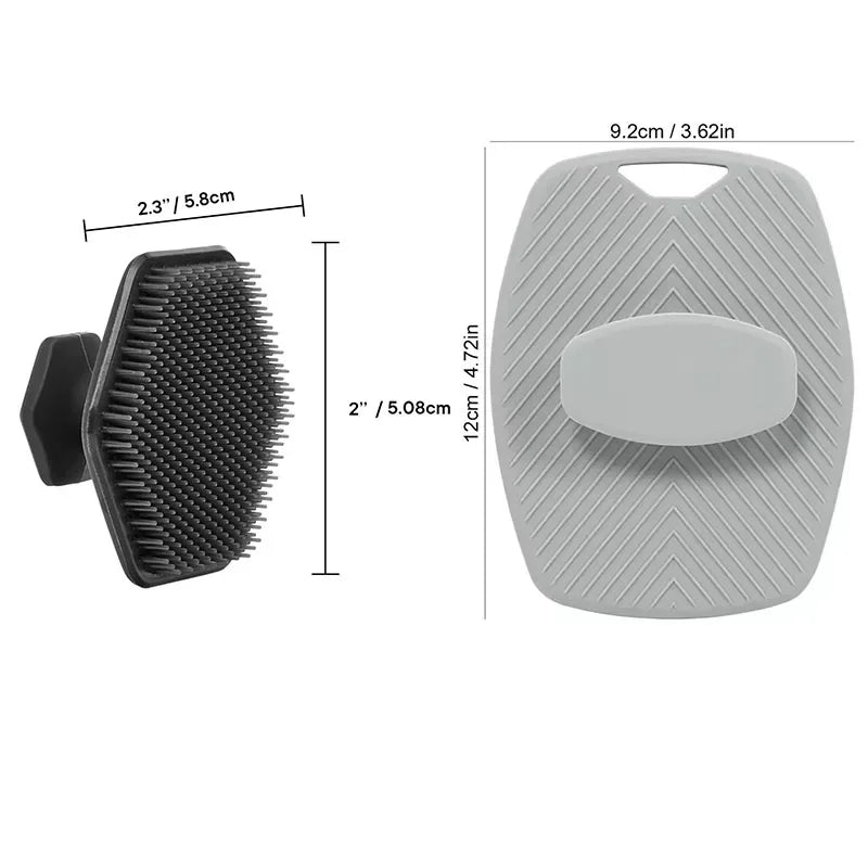 Silicone Cleaning Brush Facial Cleaning Scrubber Silicone Miniature Face Deep Clean Shave Massage Face Scrub Brush Beauty Shower