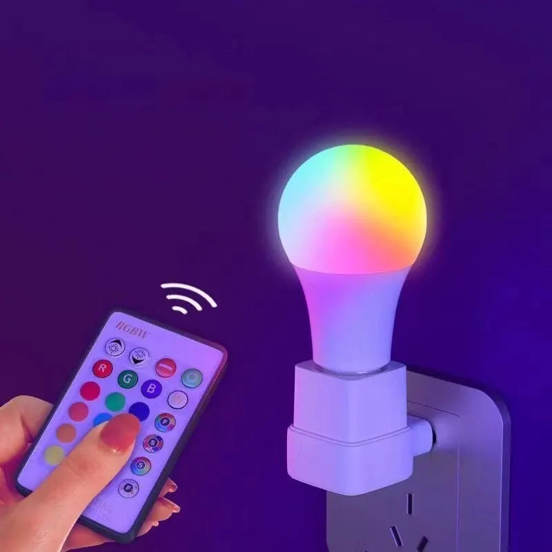 RGB LED Smart Bulb - 16 Colors with Remote Control
