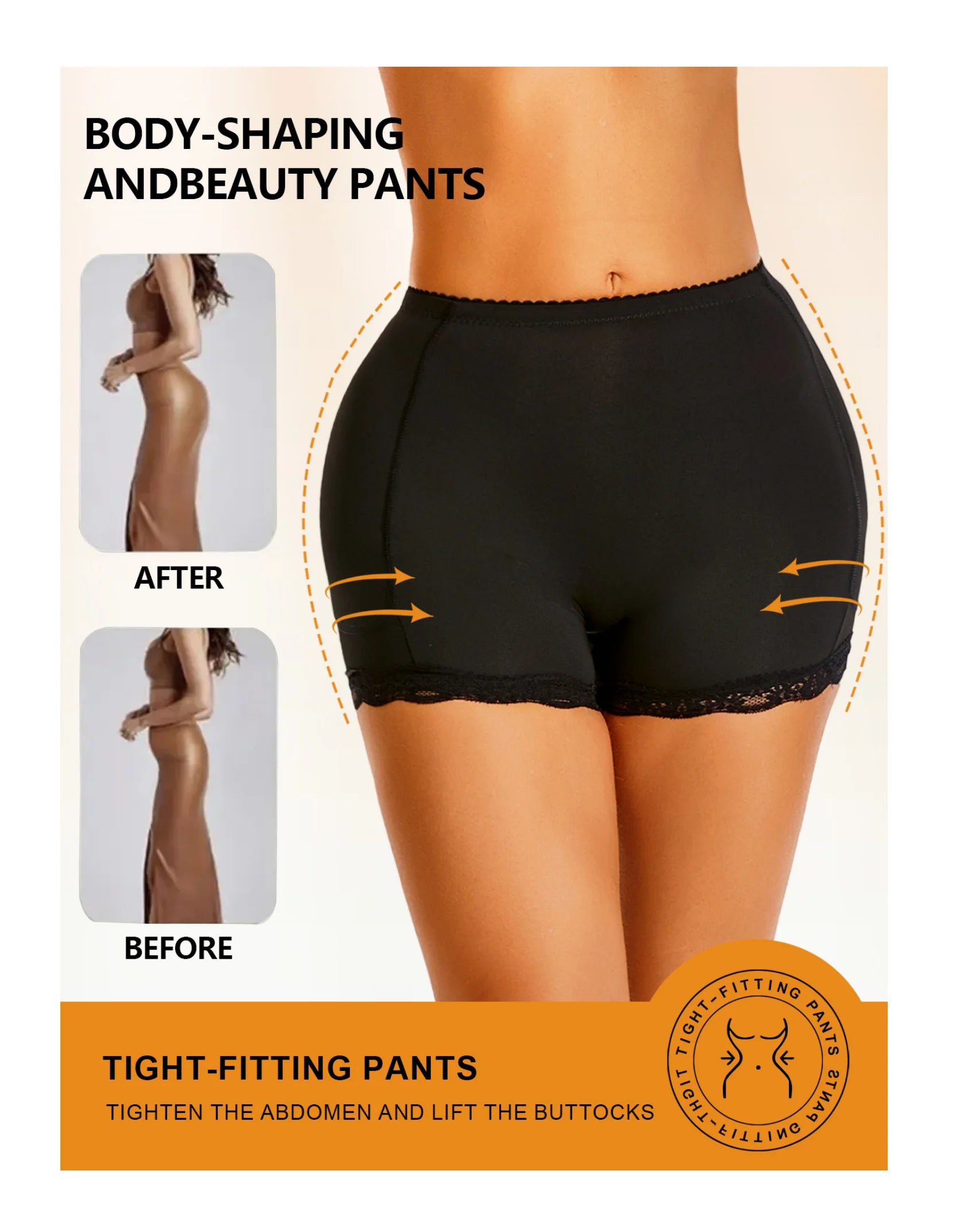 Padded Butt lifter Corrective Underwear Butt Enhancer Body Shaper Modeling Strap Fake Hip Shapwear Underwear Push Up Panties