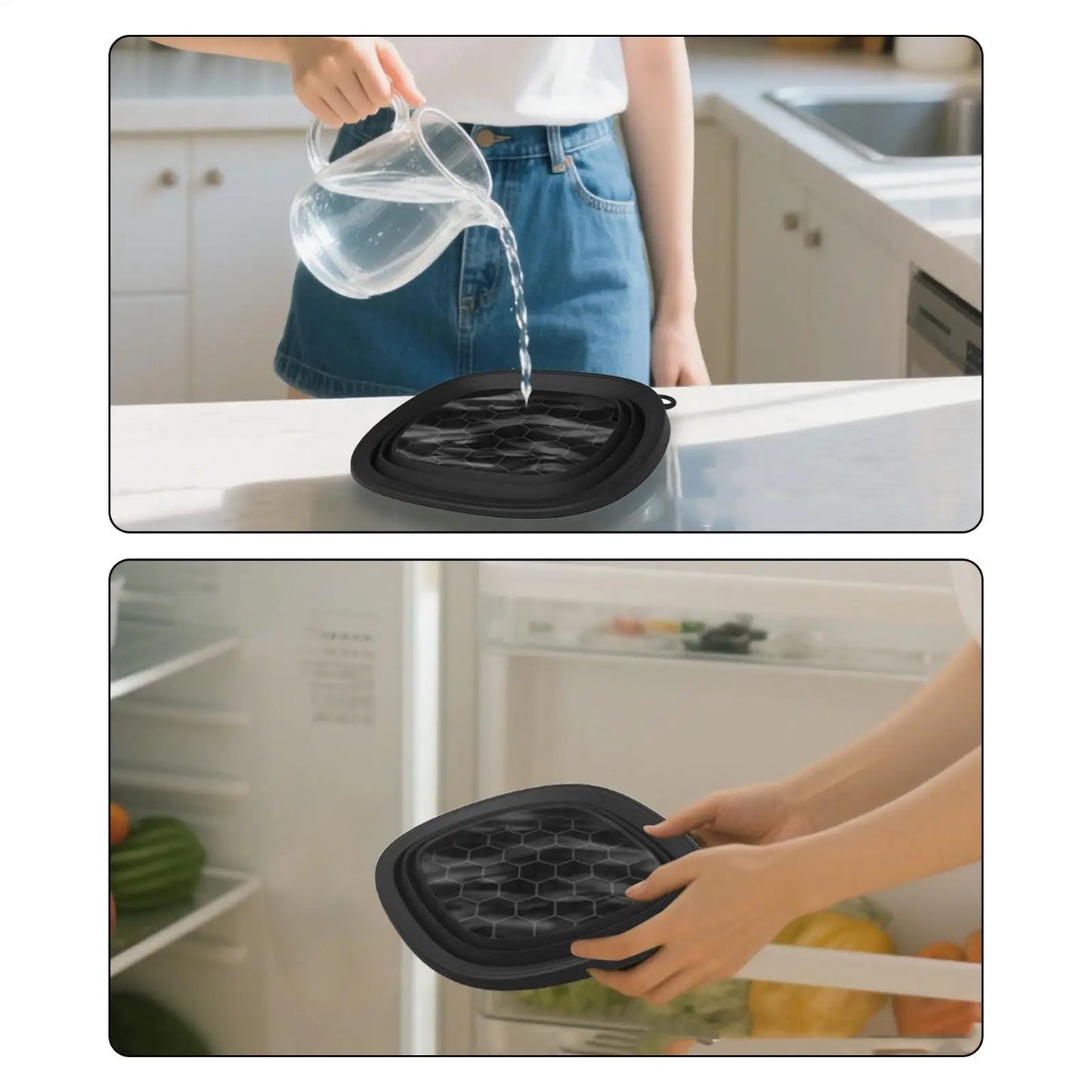 Foldable Face Ice Bath Bowl - Cold Therapy Skincare Tool