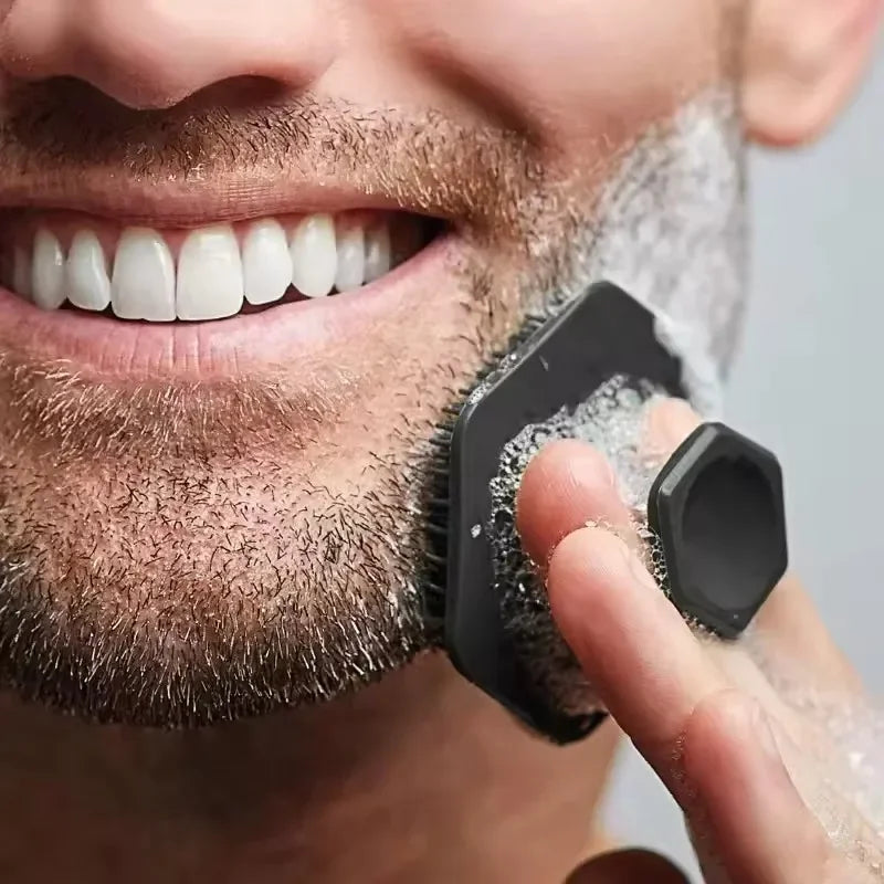 Silicone Cleaning Brush Facial Cleaning Scrubber Silicone Miniature Face Deep Clean Shave Massage Face Scrub Brush Beauty Shower