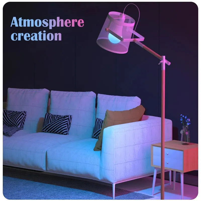 RGB LED Smart Bulb - 16 Colors with Remote Control