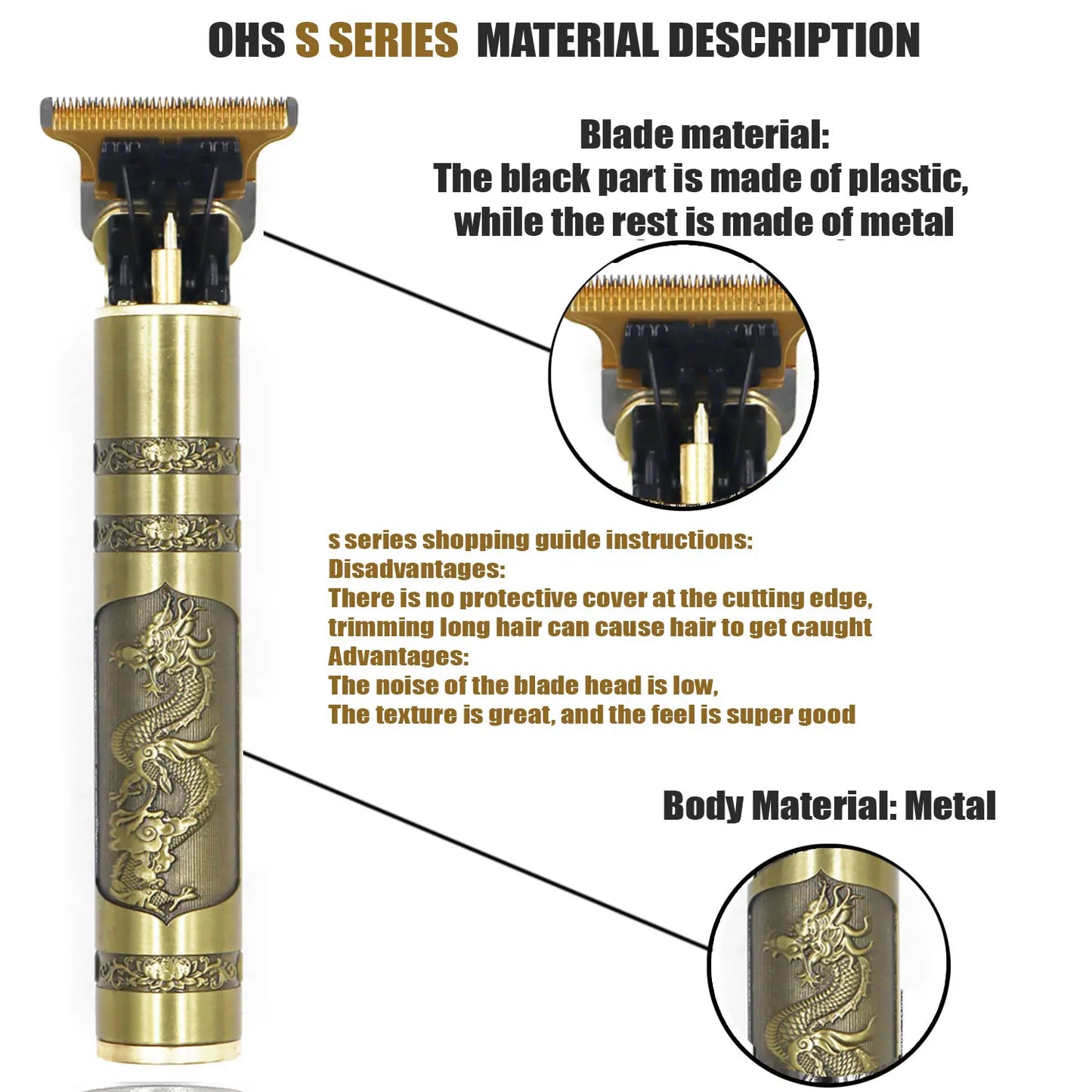T9 Professional Hair Clipper - Electric Trimmer for Men