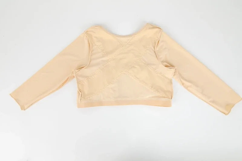 Upper Arm Shaper Sleeve Compression Top Women Push Up Breast Post Surgery Front Closure Bra Shapewear Back Support Cropped Tops