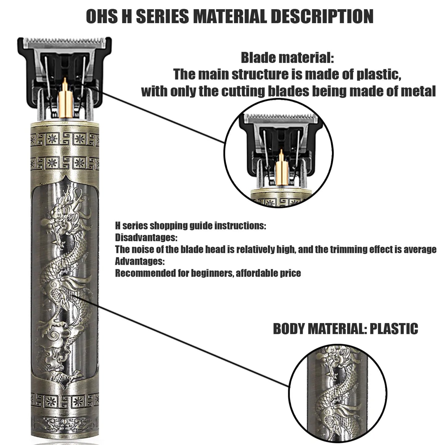 T9 Professional Hair Clipper - Electric Trimmer for Men